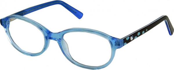 Hello Kitty Hello Kitty 336 Eyeglasses, TRANSPARENT SKY BLUE