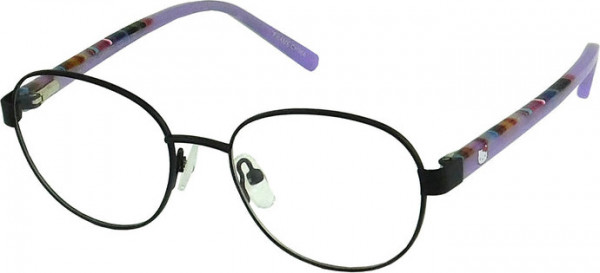 Hello Kitty Hello Kitty 333 Eyeglasses, Matte Black/PATTERN