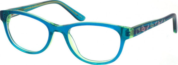 Hello Kitty Hello Kitty 291 Eyeglasses, BLUE SPARKLE