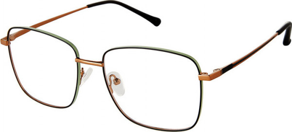 Jill Stuart Jill Stuart 442 Eyeglasses, BLACK COPPER GREEN