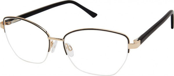 Jill Stuart Jill Stuart 431 Eyeglasses, GOLD/BLACK