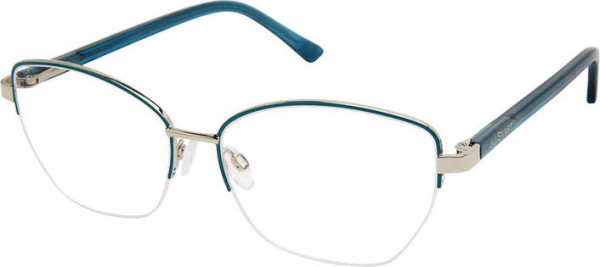 Jill Stuart Jill Stuart 431 Eyeglasses, BLUE SILVER