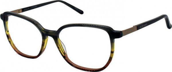 Jill Stuart Jill Stuart 424 Eyeglasses, GREY/GOLD