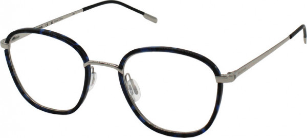 MOLESKINE Moleskine 2148 Eyeglasses, 52-BLUE TORTOISE SILVER