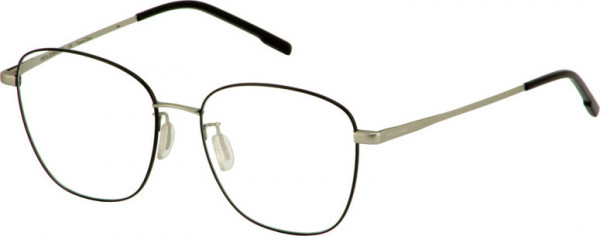 MOLESKINE Moleskine 2120 Eyeglasses, 18-MT.SLV/BLK.
