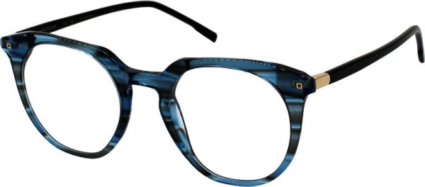 MOLESKINE Moleskine 1170 Eyeglasses, 53-BLUE/BROWN STRIPE