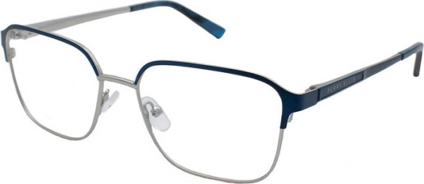Perry Ellis Perry Ellis 471 Eyeglasses, BLUE SILVER