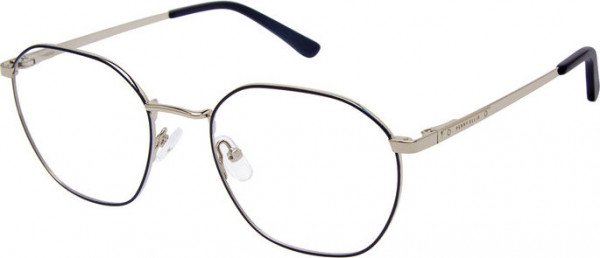Perry Ellis Perry Ellis 468 Eyeglasses, NAVY SILVER