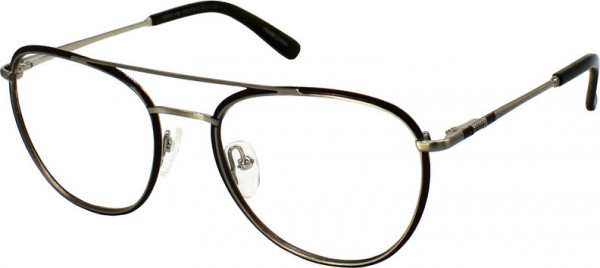 Perry Ellis Perry Ellis 467 Eyeglasses, BROWN