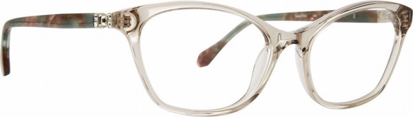 Badgley Mischka BM Lea Eyeglasses, Taupe