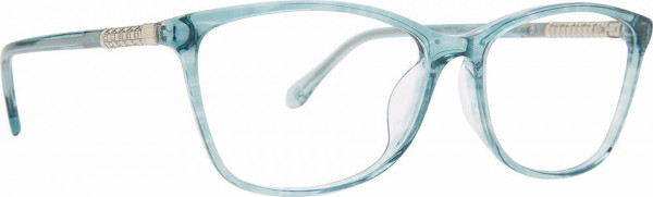 Badgley Mischka BM Teddi Eyeglasses, Turquoise IF