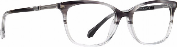 Badgley Mischka BM Maelie Eyeglasses, Grey Horn