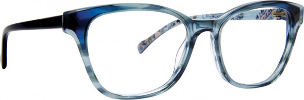 Vera Bradley VB Beca Eyeglasses, Soft Sky Paisley