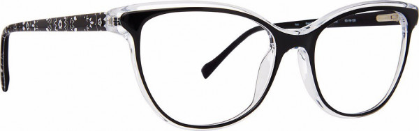 Vera Bradley VB Noa Eyeglasses, Black Bandana Medallion