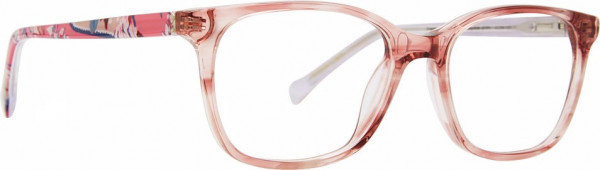 Vera Bradley VB Brenna Eyeglasses, Botanical Paisley Pink