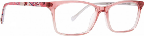 Vera Bradley VB Luca Eyeglasses, Botanical Paisley Pink