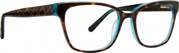 XOXO XO Olivet Eyeglasses, Tortoise Teal