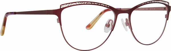 XOXO XO Astoria Eyeglasses, Burgundy
