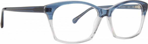 Trina Turk TT Adeline Eyeglasses, Blue Crystal