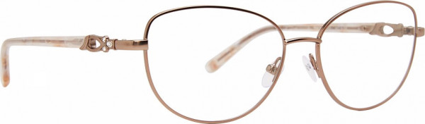 Jenny Lynn JL Considerate Eyeglasses, Rose/Gold