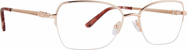 Jenny Lynn JL Impressive Eyeglasses, Rose/Gold
