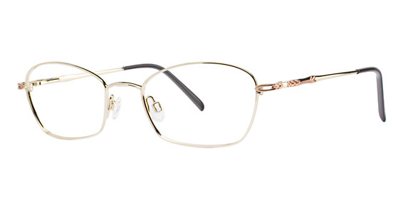 L'Amy Moderato 211 Eyeglasses, C01 Gold