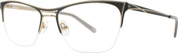 Adrienne Vittadini 1314 Eyeglasses, Grey/Gold