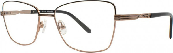 Adrienne Vittadini 1316 Eyeglasses, Blk/Rose Gld