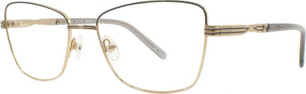 Adrienne Vittadini 1316 Eyeglasses, Grey/Gold
