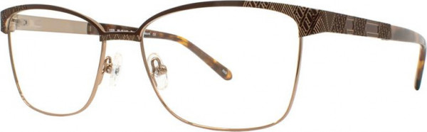 Adrienne Vittadini 1320 Eyeglasses, Rose Gold/Ma