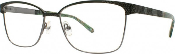 Adrienne Vittadini 1320 Eyeglasses, Gun/Sage