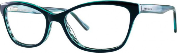 Adrienne Vittadini 566 Eyeglasses, Blue/Teal