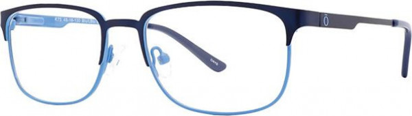 Float Milan 75 Eyeglasses, Blu/LBlu