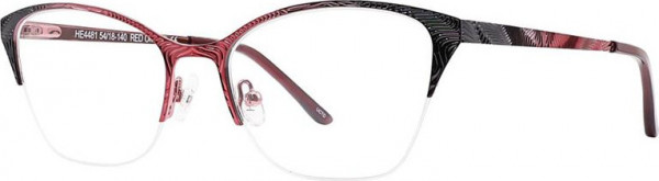 Helium Paris 4481 Eyeglasses, Red Ombre