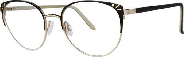 Daisy Fuentes DAISEY FUENTES ALEJANDRA Eyeglasses, 235 BLACK/GOLD