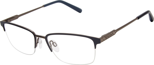 Barbour BAOM505 Eyeglasses, Blue/Grey (SLA)