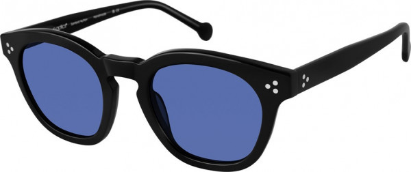 Colors In Optics CS397 SULLIVAN Sunglasses, OX BLACK/MIDNIGHT LENSES