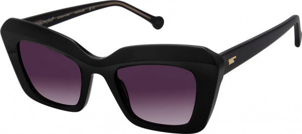 Colors In Optics CS398 MONACO Sunglasses, OX BLACK OUT