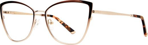 Vivian Morgan 8121 Eyeglasses, Brown/Gold