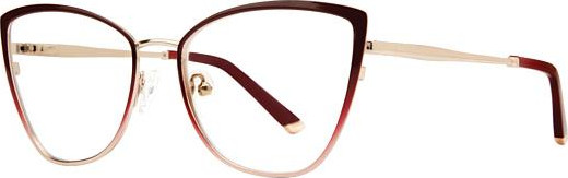 Vivian Morgan 8121 Eyeglasses, Red/Gold