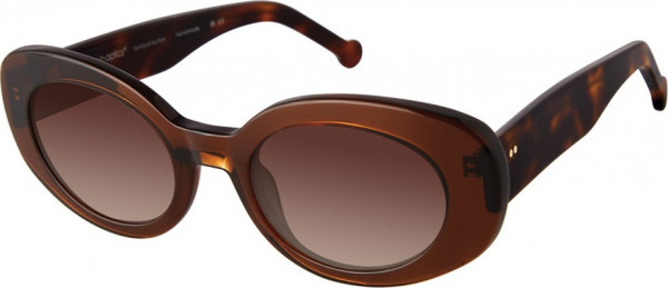 Colors In Optics CS403 BARDOT Sunglasses, BRNTS BRANDY/TORTOISE/BROWN GRADIENT LENSES