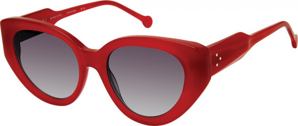 Colors In Optics CS404 SCARLETT Sunglasses, RED LIPSTICK RED/SMOKE GRADIENT LENSES