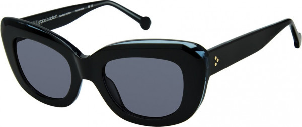 Colors In Optics CS406 SIENNA Sunglasses, OXSMK BLACK/SMOKE/SMOKE LENSES