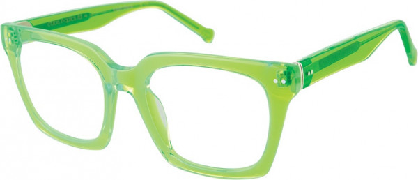 Colors In Optics C1164 PEYTON Eyeglasses, GRN ELECTRIC GREEN
