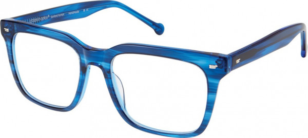 Colors In Optics C1165 RAMSEY Eyeglasses, BL ROYAL BLUE HORN