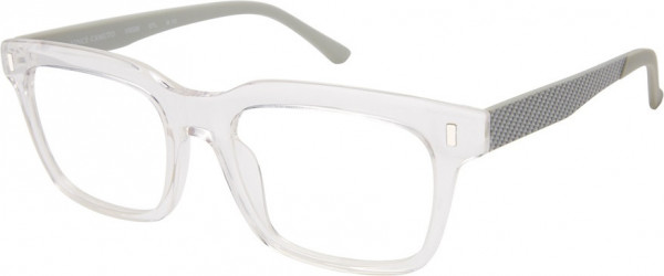 Vince Camuto VG328 Eyeglasses, XTL CRYSTAL/SILVER CARBON/SILVER RUBBER