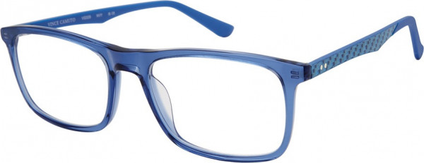Vince Camuto VG329 Eyeglasses, NVY NAVY CARBON/NAVY RUBBER
