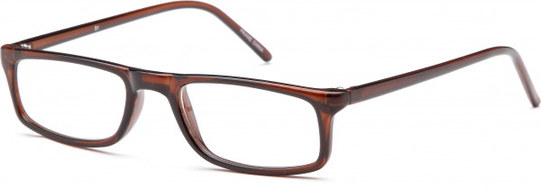4U S1 Eyeglasses, Brown