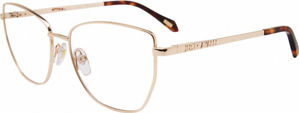 Just Cavalli VJC074 Eyeglasses, SHINY COPPER GOLD (08FC)