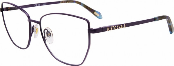 Just Cavalli VJC074 Eyeglasses, SHINY FULL VIOLET (08MP)